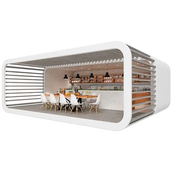 Apple House módulo compacto interior y exterior