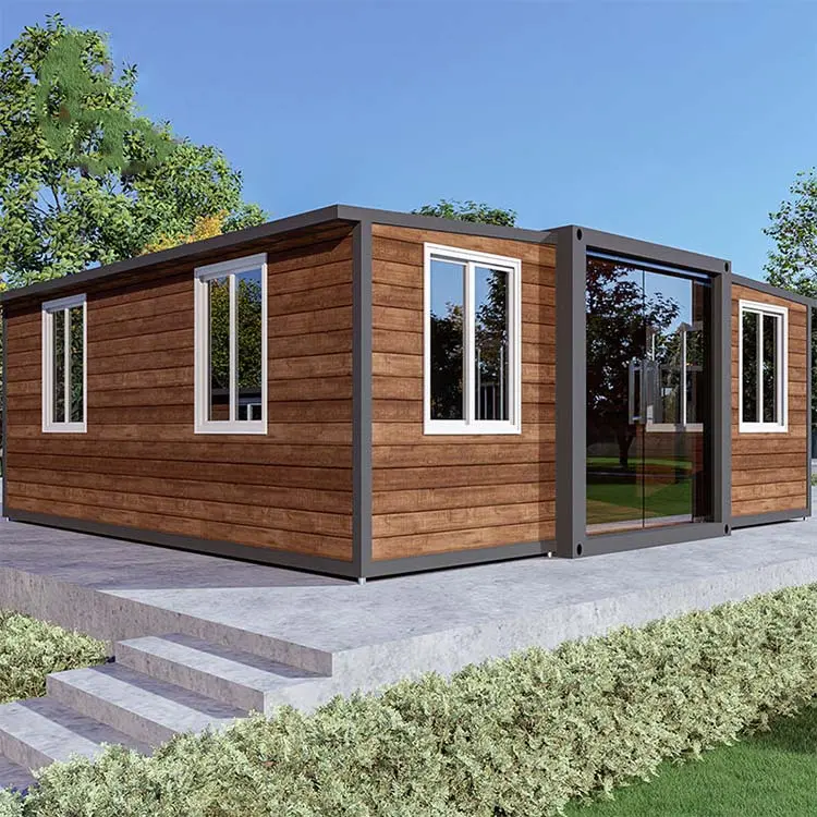 Casa modular revestida en madera