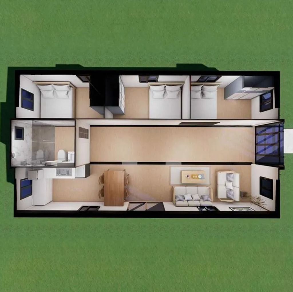 Casa mariposa exterior